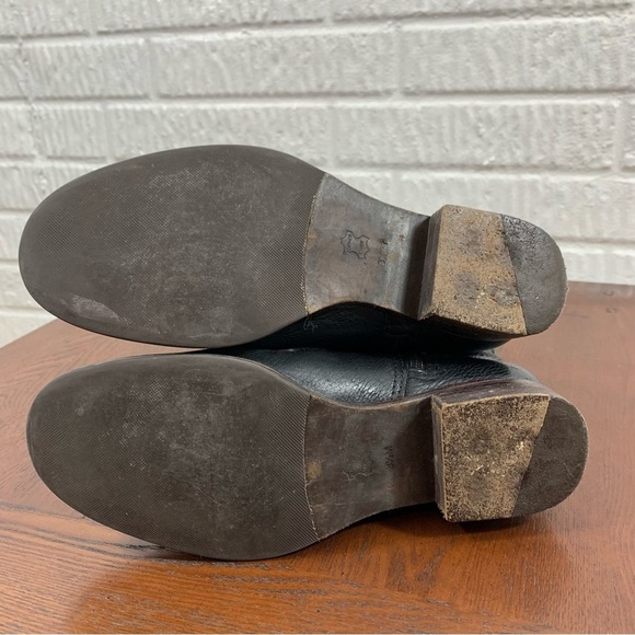 Tory Burch Alaina Leather Riding Boot Suede Trim 8.5 - Picture 13 of 13